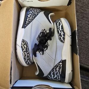 Jordan Retro 3 BT  Black & Gray Sneakers